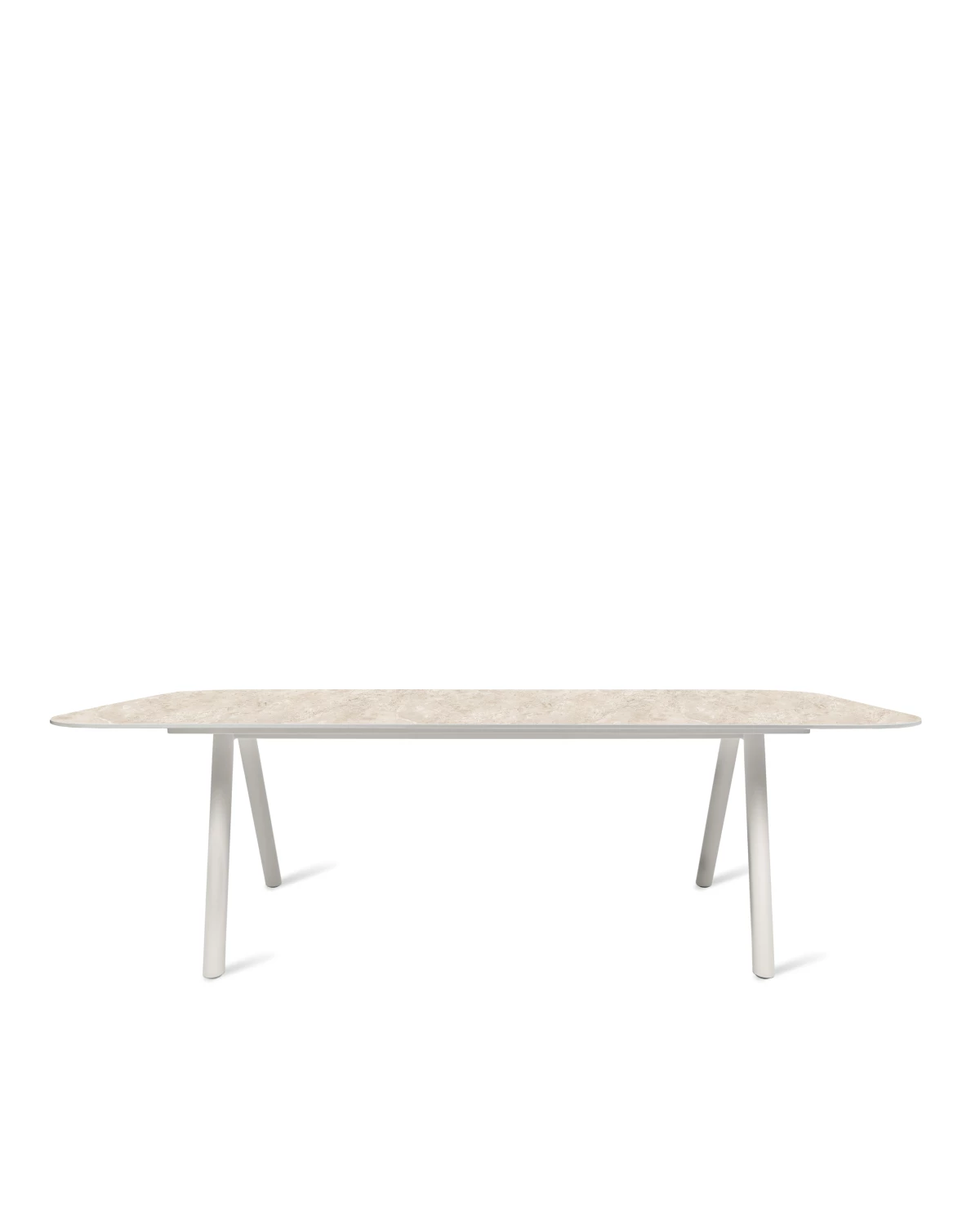 KODO Dining Table, Dune White 280cm w. Sabbia Panna Ceramic